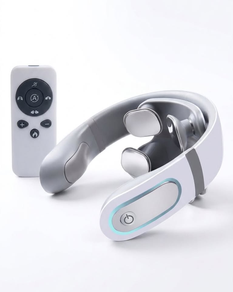 Multifunctional heating neck vibration massager